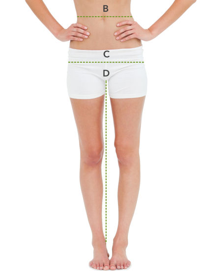 Jak prawidłowo się mierzyć - kobiety, nogi