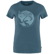 Koszulka z krótkim rękawem Fjällräven Arctic Fox Print T-Shirt Women Indigo Blue