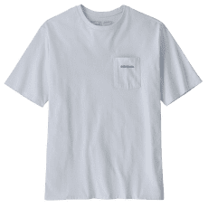 Koszulka z krótkim rękawem Patagonia Boardshort Logo Pocket Responsibili Tee Men White