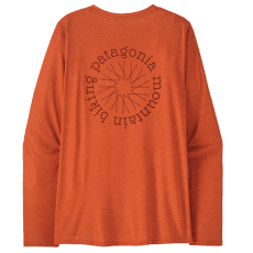 Koszulka z długim rękawem Patagonia Cap Cool Daily Graphic Shirt Lands Long Sleeve Women Spoke Stencil: Redtail Rust X-Dye
