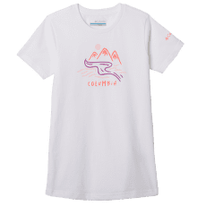 Koszulka z krótkim rękawem Columbia Mission Lake Short Sleeve Graphic Shirt Girls White, Weaving Waterscape 106