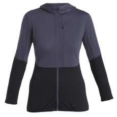 Bluza Icebreaker Merino Blend 200 RealFleece™ Descender LS Zip Hoodie Women GRAPHITE/BLACK/CB
