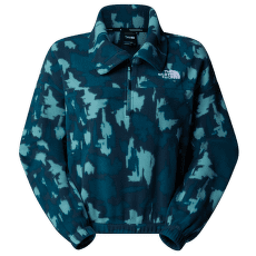 Bluza The North Face MOUNTAIN ATHLETICS FLEECE 1/4 ZIP-PRIN Women DQD DEEP CYPRESS PAINTED MOUNTAINS PRINT