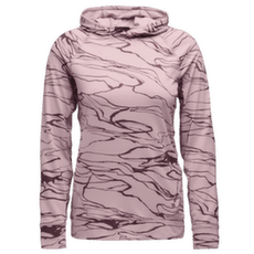 Bluza Black Diamond LS Alpenglow Hoody Women Relief-Meadow Rose-Fig