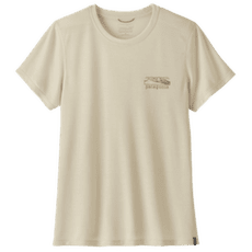 Koszulka z krótkim rękawem Patagonia Cap Cool Trail Shirt - Stratapeaks Women Dyno White