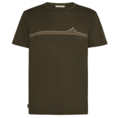 Koszulka z krótkim rękawem Icebreaker Merino 150 Tech Lite SS Tee Range Stripes Men DK LODEN