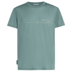 Koszulka z krótkim rękawem Icebreaker Merino Blend Core SS Tee Single Line Camp Men BLUE ASH