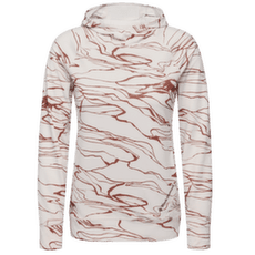 Bluza Black Diamond LS Alpenglow Hoody Women Relief-Chalk-Clay