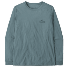 Koszulka z długim rękawem Patagonia LONG-SLEEVED CLOUD CRAG T-SHIRT Men Blue Sage