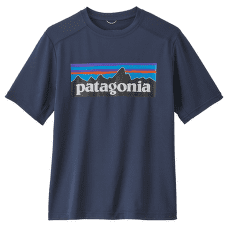 Koszulka z krótkim rękawem Patagonia Cap SW T-Shirt Kids P-6 Logo: Neo Navy