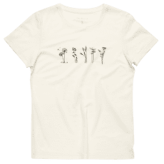 Koszulka z krótkim rękawem Devold Classic Flowers Tee Women 001A WHITE