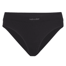 Majtki Icebreaker Merino Blend Rib Lotus Hipster Women BLACK