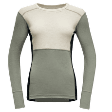 Koszulka z długim rękawem Devold Lauparen Merino 190 Shirt Women 010B RAW WHITE/FOG/INK