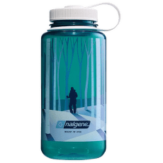 Butelka Nalgene Wide Mouth 1000 ml Trout with Landscape Forest