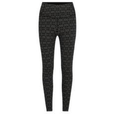 Legginsy Icebreaker Merino 260 Oasis Vertex High Rise Leggings Alpine Geo Women BLACK/SNOW/J