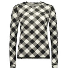 Koszulka z długim rękawem Mons Royale Cascade Merino Base Layer Long Sleeve Women Check