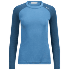 Koszulka z długim rękawem Aclima WarmWool Crew Neck Women Blue Fusion/Midnight Navy