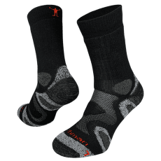 Skarpety Northman Trekking Mid Merino Crew (TMMC) Černá/Šedá
