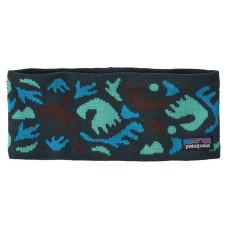 Opaska na głowę Patagonia Powder Town Headband Across Oceans: Smolder Blue