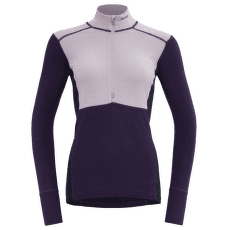 Koszulka z długim rękawem Devold Lauparen Merino 190 Zip Neck Women 167B ORCHID/LILAC/INK