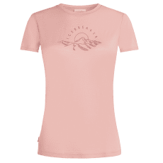 Koszulka z krótkim rękawem Icebreaker Merino 150 Tech Lite SS Tee Sunrise Summit Women BLUSH