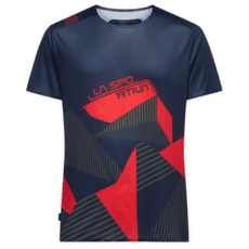 Koszulka z krótkim rękawem La Sportiva COMP T-SHIRT Men Night Sky/Mountain Red