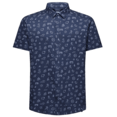 Koszulka z krótkim rękawem La Sportiva MOVE TECH SHIRT Night Sky/Chalk