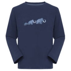 Koszulka z długim rękawem Mammut MAMMUT CORE LONGSLEEVE KIDS LOGO marine 5118