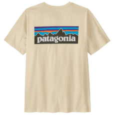 Koszulka z krótkim rękawem Patagonia P-6 Logo T-Shirt Men Undyed Natural