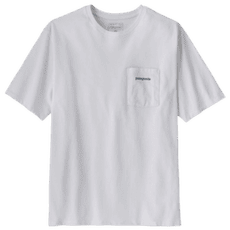Koszulka z krótkim rękawem Patagonia Boardshort Logo Pocket Responsibili Tee Men Fiber White