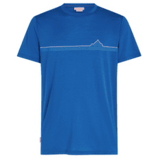 Koszulka z krótkim rękawem Icebreaker Merino 150 Tech Lite SS Tee Range Stripes Men LAZURITE