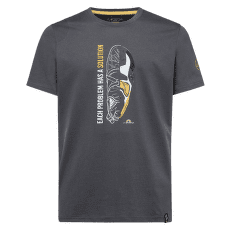 Koszulka z krótkim rękawem La Sportiva SOLUTION T-SHIRT Carbon/Yellow
