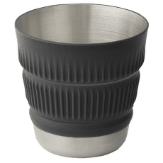Kubek Sea to Summit Detour Stainless Steel Collapsible Mug Beluga Black