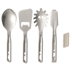 Sztućce Sea to Summit Detour Stainless Steel Utensil Set - [4 Piece] Stainless Steel Grey