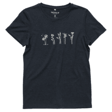 Koszulka z krótkim rękawem Devold Classic Flowers Tee Women 284A INK