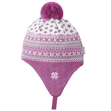 Czapki Kama KIDS KNITTED MERINO BEANIE KAMA BW110 light pink