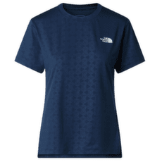 Koszulka z krótkim rękawem The North Face Flex Geo Embossed Short Sleeve Reg T-Shirt Women SUMMIT NAVY