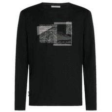 Koszulka z długim rękawem Icebreaker Merino 150 Tech Lite LS Tee Peak Balance Men BLACK