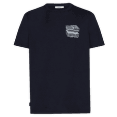 Koszulka z krótkim rękawem Icebreaker Merino 150 Tech Lite SS Tee Evolving Layers Men Midnight Navy