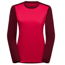 Koszulka z długim rękawem La Sportiva TOUR LONG SLEEVE Women Azalea/Redwood
