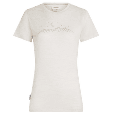 Koszulka z krótkim rękawem Icebreaker Merino 150 Tech Lite SS Tee Sparkling Stars Women ECRU HTHR