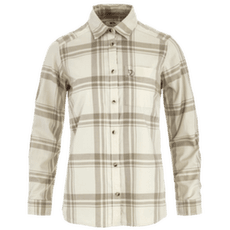 Koszula z długim rękawem Fjällräven ÖVIK LITE FLANNEL SHIRT WOMEN Chalk White-Fossil
