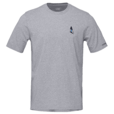 Koszulka z krótkim rękawem Norrona /29 cotton activity embroidery T-shirt Men Grey Melange