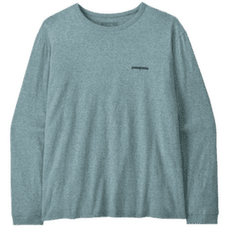 Koszulka z długim rękawem Patagonia Long-Sleeved P-6 Logo Women Blue Sage