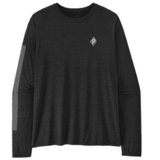 Koszulka z długim rękawem Patagonia LONG-SLEEVED CAP COOL DAILY SHIRT - HUT TRIPPER Men Black