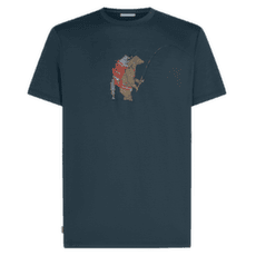 Koszulka z krótkim rękawem Icebreaker Merino 150 Tech Lite SS Tee Bear Catch Men Abyss