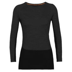 Koszulka z długim rękawem Icebreaker 200 ZoneKnit LS Crewe Women JET HTHR/BLACK/METRO HTHR/CB