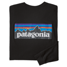 Koszulka z długim rękawem Patagonia Long-Sleeved P-6 Logo Responsibili-Tee Men Black