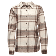 Koszula z długim rękawem Black Diamond Project Flannel Women Chalk Pink-Walnut Plaid