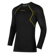 Koszulka z długim rękawem La Sportiva WOOL40 AERO LONGSLEEVE Men Black/Yellow